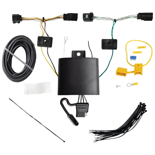 118851 – TEKONSHA Trailer Wiring Connector, T-One Connector Assembly 4-Way Flat With Upgraded Circuit Protected ModuL...